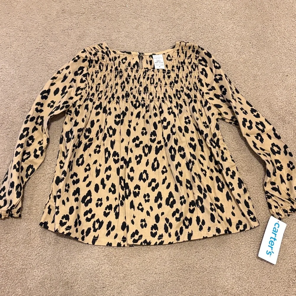 Carter's leopard Print top
